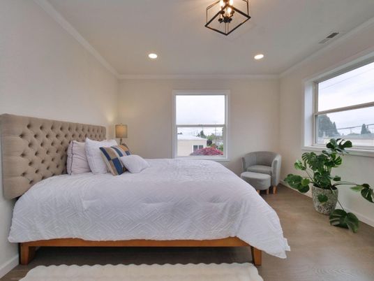 Bedroom, Interior, Recessed Lighting