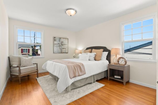 Bedroom, Interior, Wood Texture Flooring