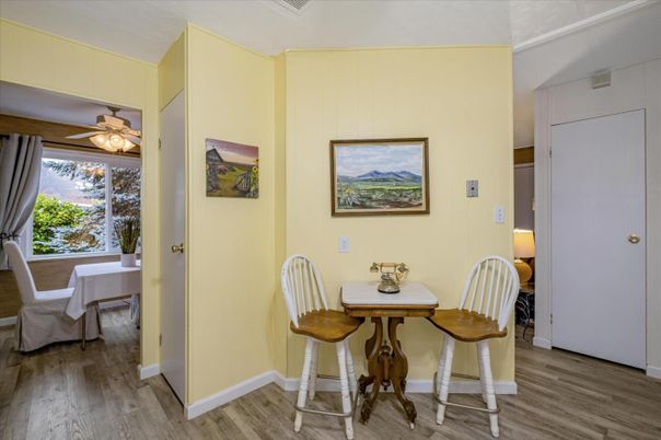 Dining room, Interior, Wood Texture Flooring