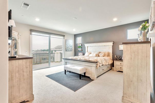 Bedroom, Interior, Recessed Lighting