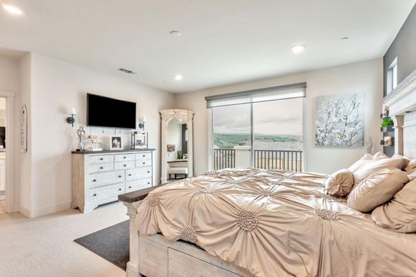 Bedroom, Interior, Recessed Lighting