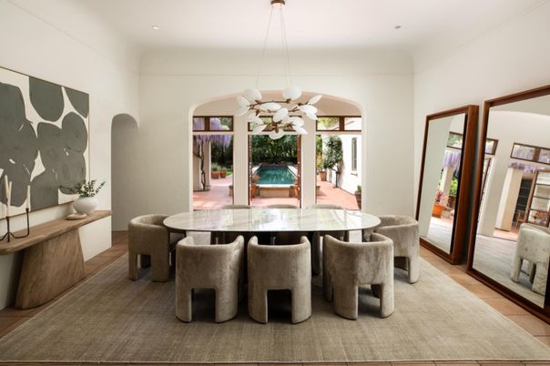 Dining room, Interior, Pendant Lights, Recessed Lighting