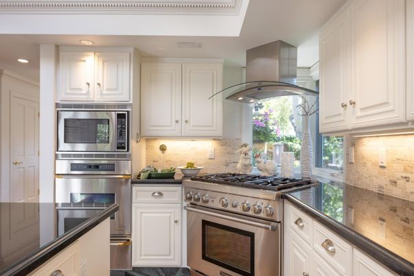 Interior, Kitchen, Recessed Lighting, Stainless Steel Appliances