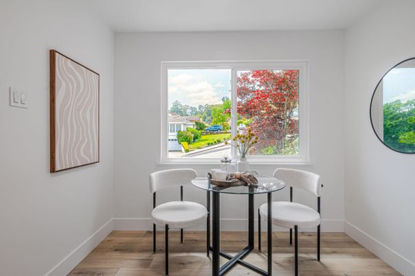 Dining room, Interior, Wood Texture Flooring