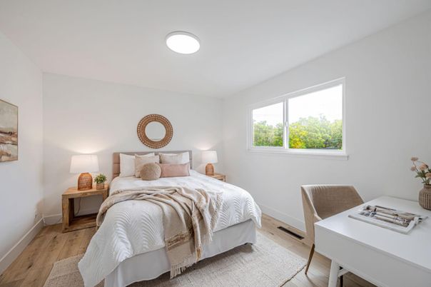 Bedroom, Home Office, Interior, Wood Texture Flooring