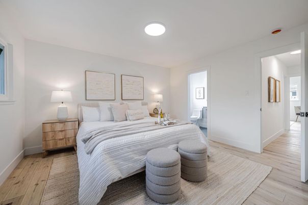 Bedroom, Interior, Wood Texture Flooring