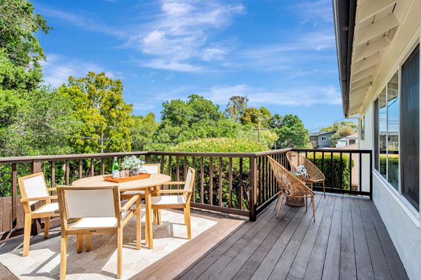 Exterior, Wood Texture Flooring