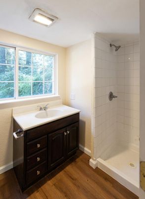 Bathroom, Interior, Wood Texture Flooring