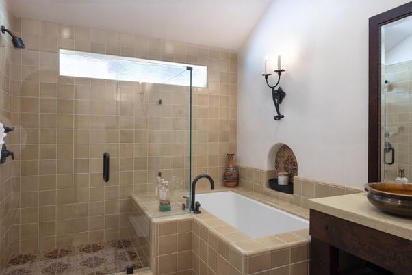 Bathroom, Glass Shower, Interior