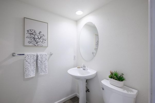 Bathroom, Interior, Recessed Lighting