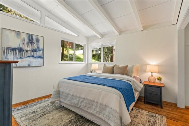 Bedroom, Interior, Wood Texture Flooring