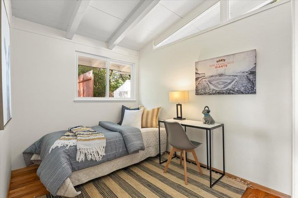 Bedroom, Home Office, Interior, Wood Texture Flooring