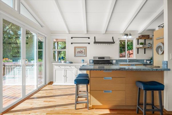 Interior, Kitchen, Wood Texture Flooring