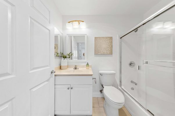 Bathroom, Glass Shower, Interior