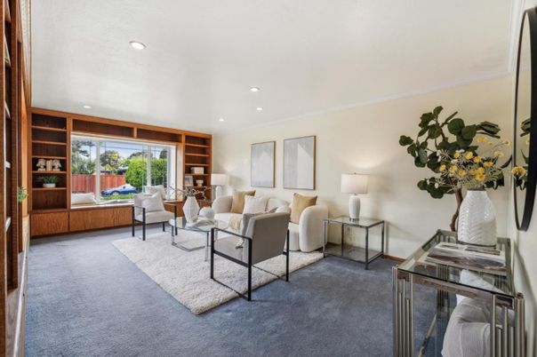 Interior, Living room, Recessed Lighting