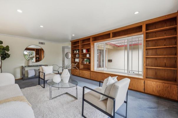Interior, Living room, Recessed Lighting