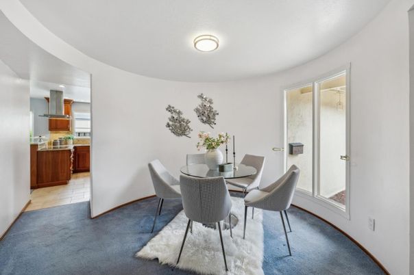 Dining room, Interior, Kitchen, Tile Countertops