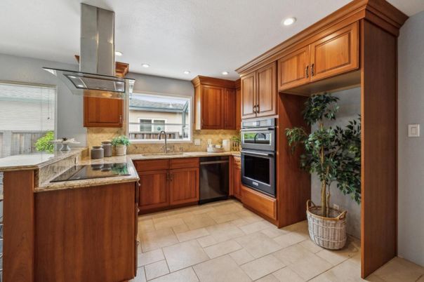 Interior, Kitchen, Recessed Lighting, Stainless Steel Appliances