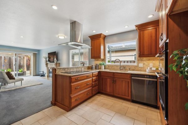 Interior, Kitchen, Recessed Lighting, Stainless Steel Appliances