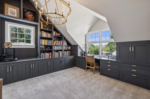Home Office, Interior, Pendant Lights