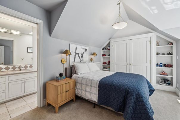 Bedroom, Interior, Pendant Lights