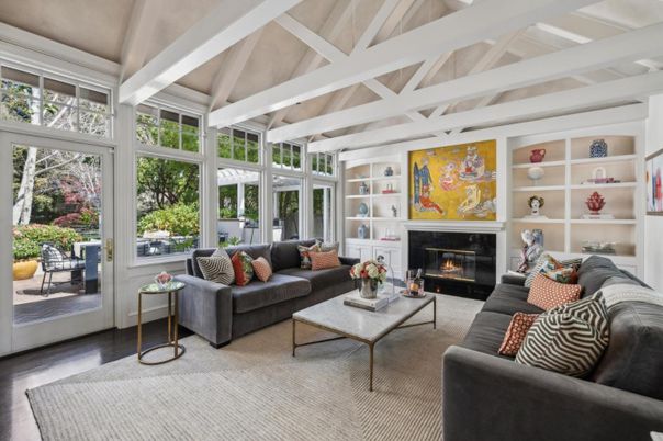 Fireplace, Interior, Living room, Wood Texture Flooring