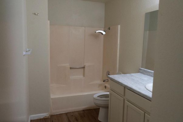 Bathroom, Interior, Wood Texture Flooring