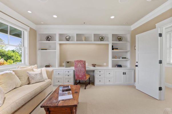 Home Office, Interior, Recessed Lighting