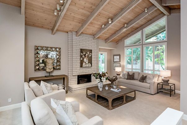 Fireplace, Interior, Living room, Stone Walls, Wooden Beams, Wooden Ceilings