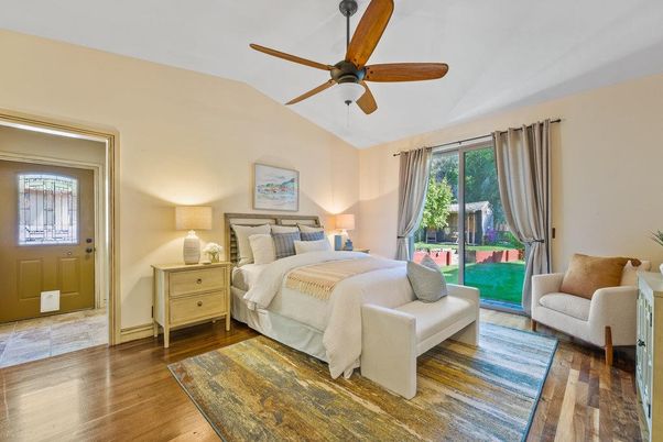 Bedroom, Interior, Wood Texture Flooring