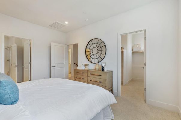 Bedroom, Interior, Recessed Lighting