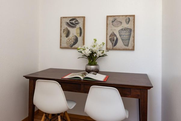 Home Office, Interior, Wood Texture Flooring