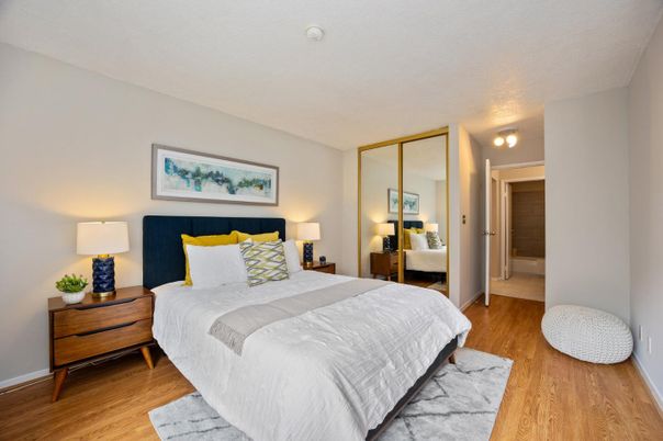 Bedroom, Interior, Wood Texture Flooring