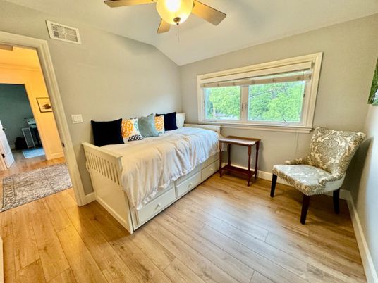 Bedroom, Interior, Wood Texture Flooring