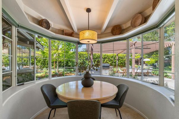 Dining room, Interior, Pendant Lights, Sun Room