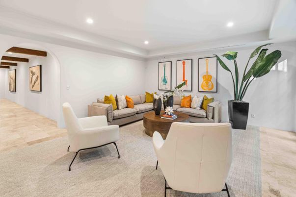 Interior, Living room, Recessed Lighting
