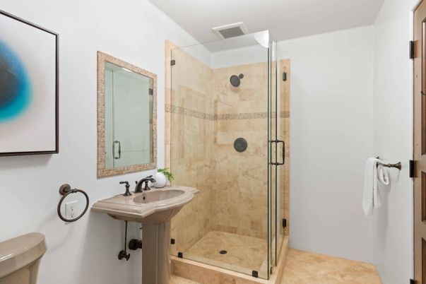 Bathroom, Glass Shower, Interior