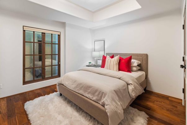 Bedroom, Interior, Wood Texture Flooring