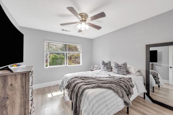 Bedroom, Interior, Wood Texture Flooring