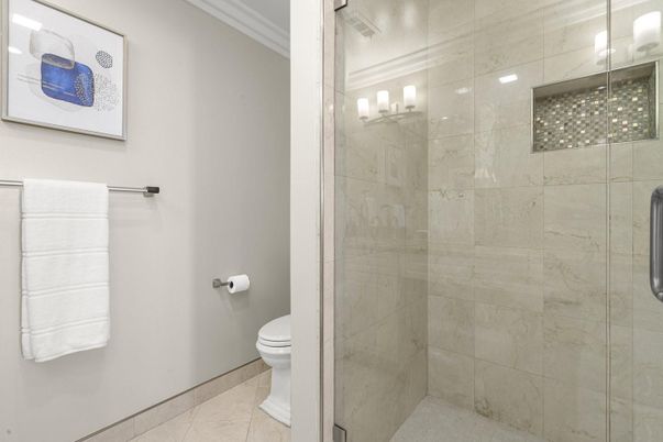Bathroom, Glass Shower, Interior