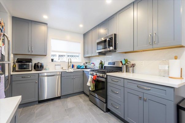 Interior, Kitchen, Recessed Lighting, Stainless Steel Appliances
