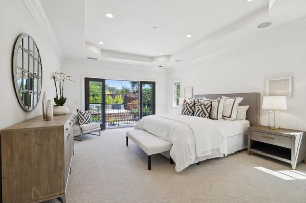 Bedroom, Interior, Recessed Lighting