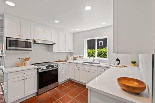 Interior, Kitchen, Recessed Lighting, Stainless Steel Appliances