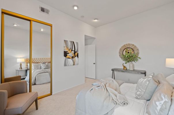 Bedroom, Interior, Recessed Lighting