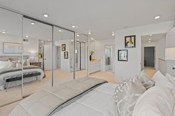 Bedroom, Interior, Recessed Lighting