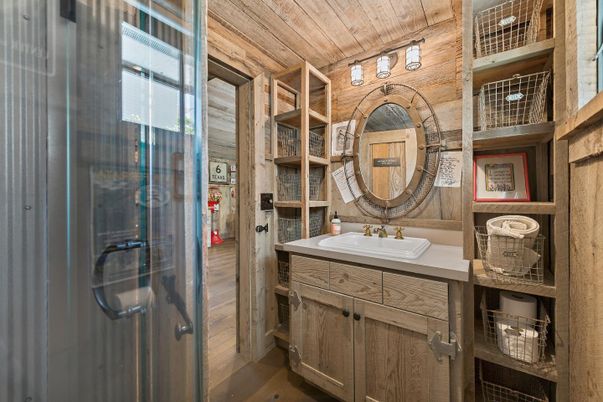 Bathroom, Interior, Wooden Ceilings, Wooden Walls