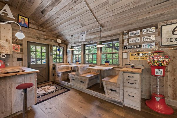 Interior, Pendant Lights, Wooden Ceilings, Wood Texture Flooring, Wooden Walls