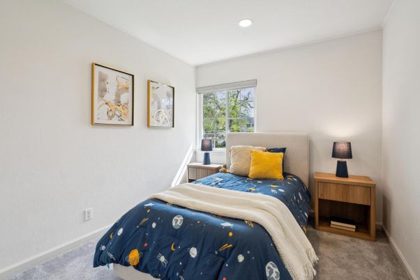 Bedroom, Interior, Recessed Lighting