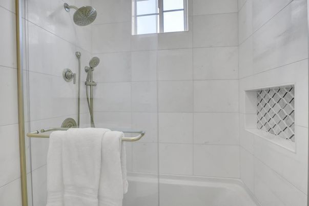 Bathroom, Glass Shower, Interior