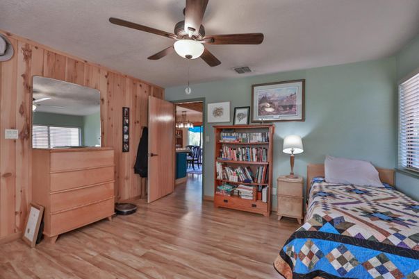 Bedroom, Interior, Wood Texture Flooring, Wooden Walls